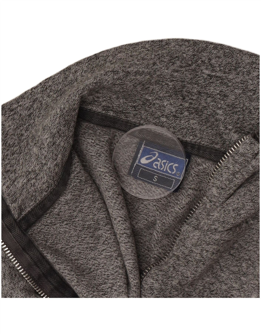 Maglione cardigan da uomo Asics piccolo grigio