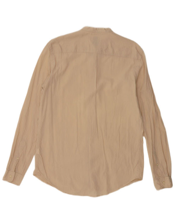 Camicia ZARA Uomo Beige Medio Cotone