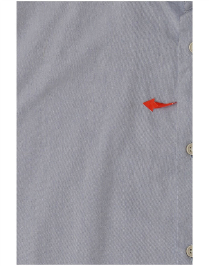 Camicia slim fit da uomo DACK'S XL in cotone blu