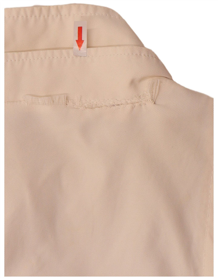 Giacca utility da donna Zara UK 16 grande nylon bianco sporco