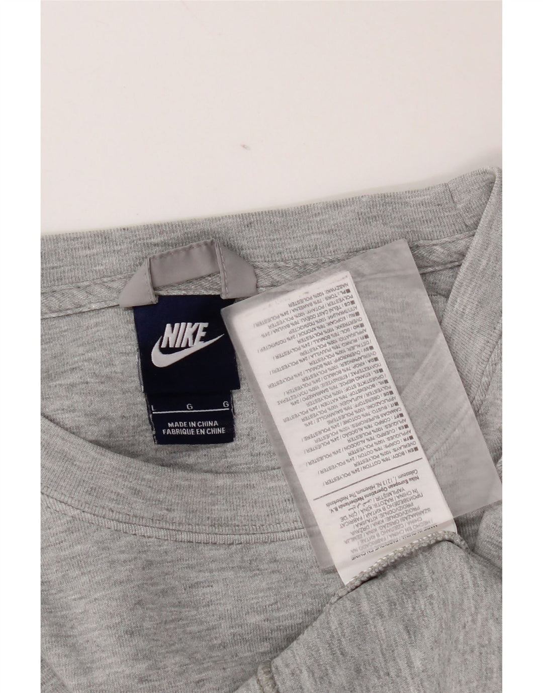Felpa da donna Nike Jumper UK 16 grande cotone grigio