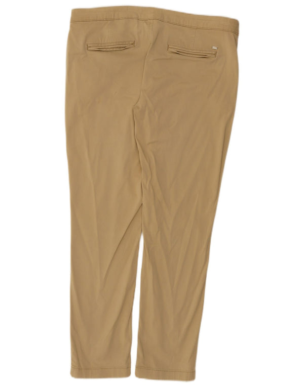 Pantaloni chino slim da donna Tommy Hilfiger US 12 Large W34 L27 Cotone beige