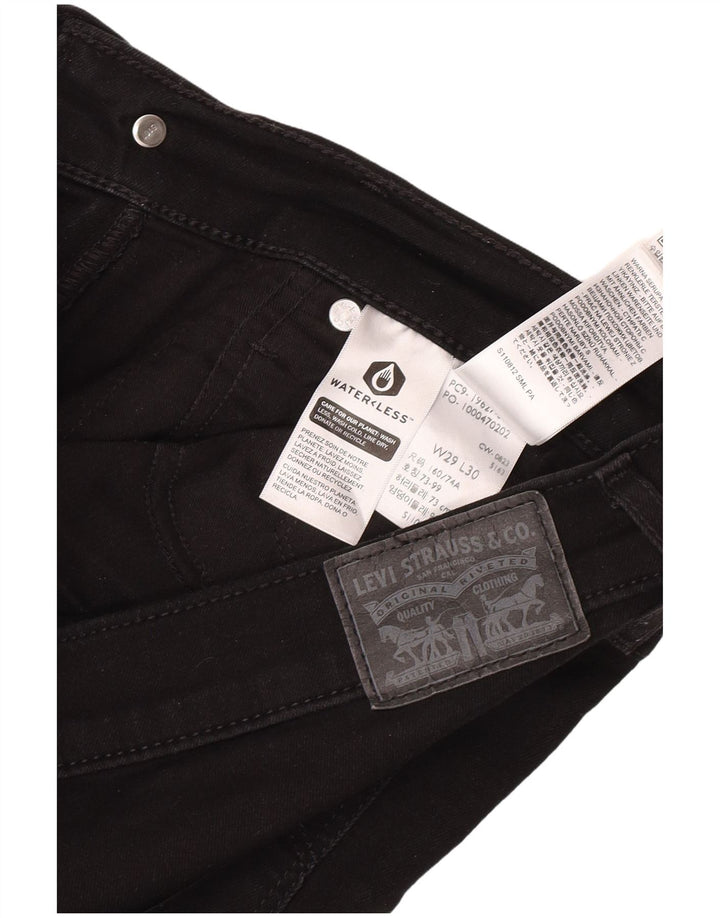 Levi's Donna 312 Shaping Slim Jeans W29 L30 Cotone Nero