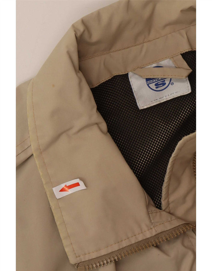 Giubbotto bomber da uomo North Sails UK 40 Large Beige in poliammide