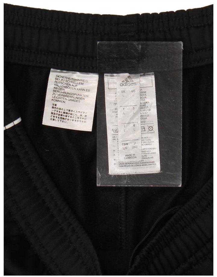 Pantaloni da tuta da uomo ADIDAS Joggers grandi neri in poliestere