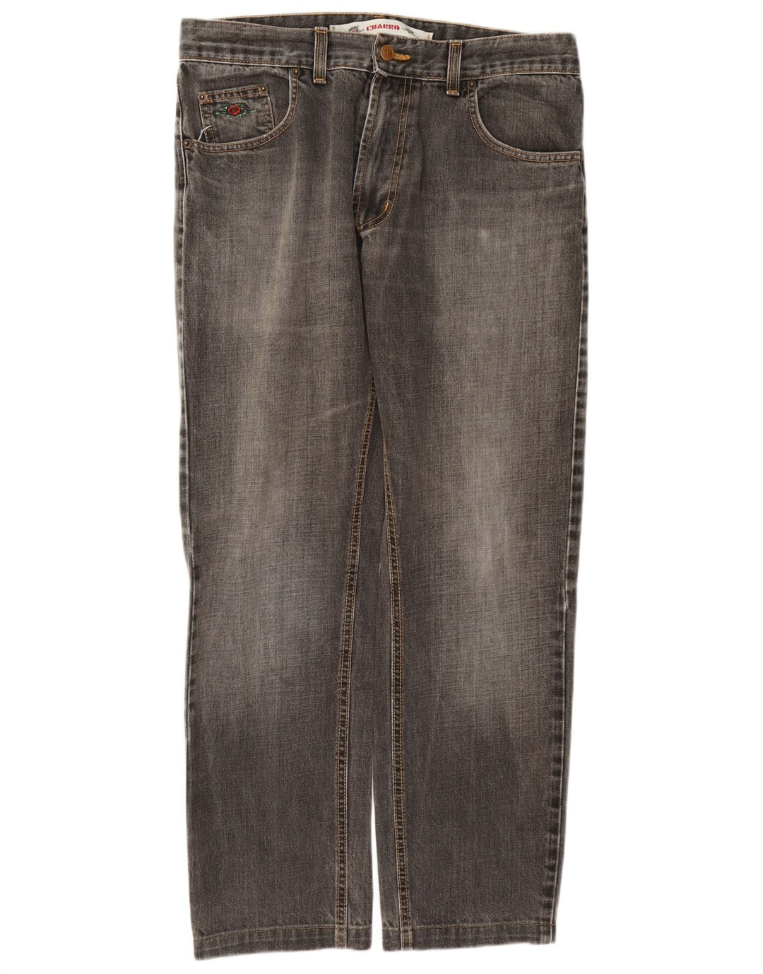 Jeans dritti da donna Charro W34 L28 Grigi