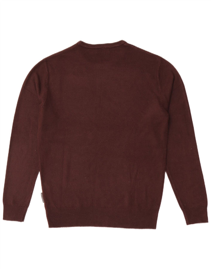 French Connection Maglione da uomo girocollo vestibilità regolare marrone medio