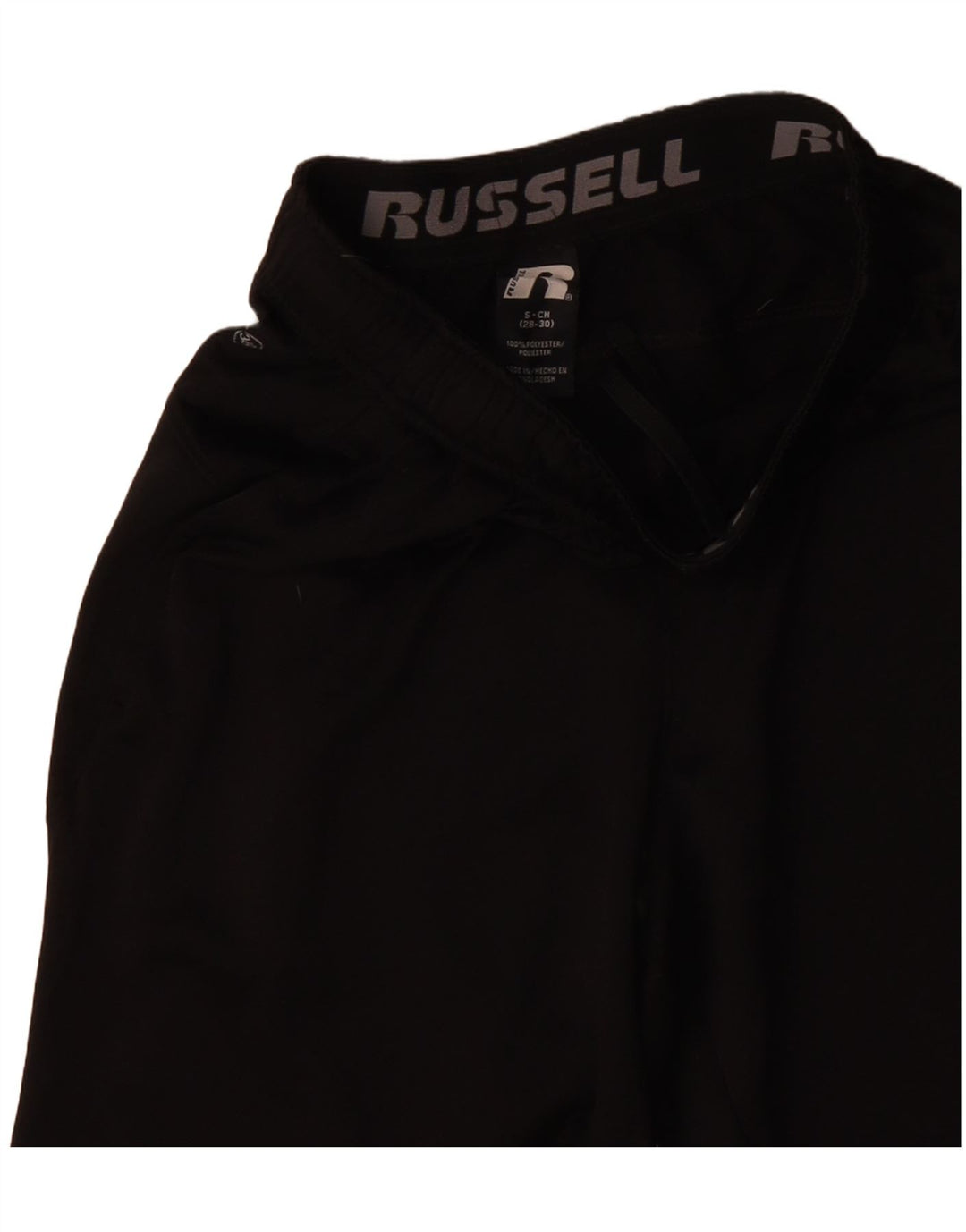 Pantaloncini sportivi da uomo RUSSELL ATHLETIC piccoli in poliestere nero