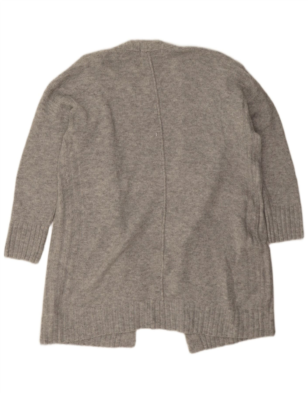 Maglione cardigan lungo da donna Marks & Spencer UK 14 Grigio medio