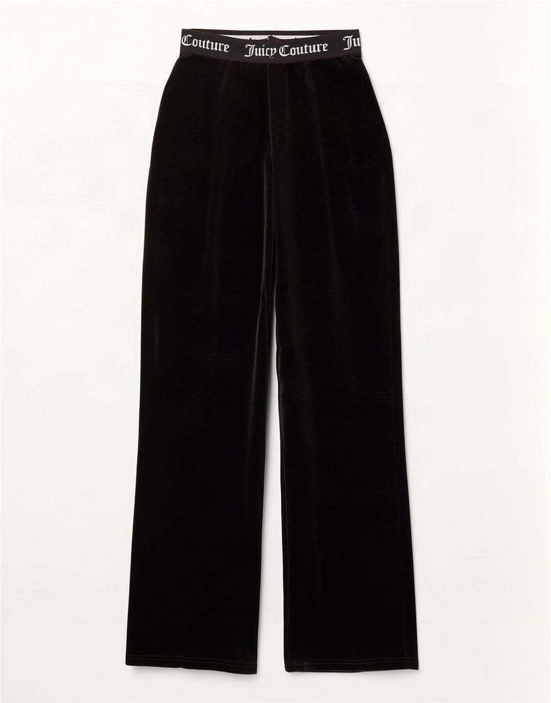 Pantaloni da tuta in velluto grafico da donna Juicy Couture XS poliestere nero