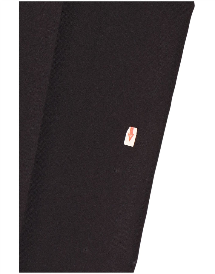 Pantaloni da abito vestibilità regolare Marks & Spencer da uomo W34 L33 poliestere blu navy
