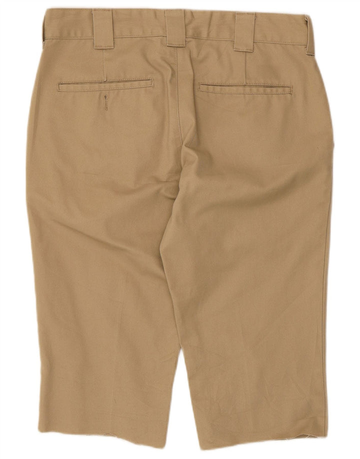 Pantaloncini chino slim da uomo Dickies W31 poliestere beige medio