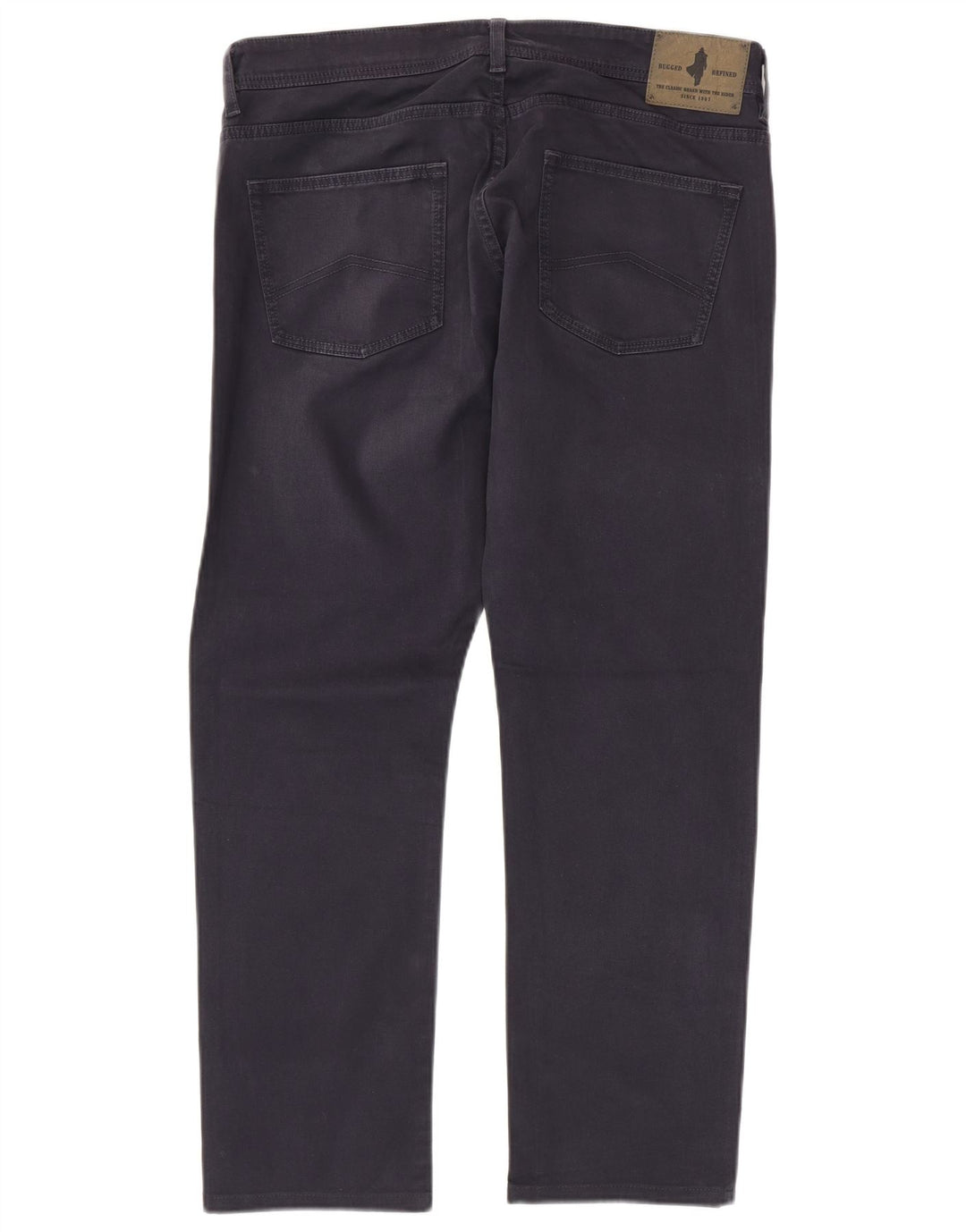 Jeans affusolati regolari da uomo Marlboro Classics W33 L28 cotone blu navy