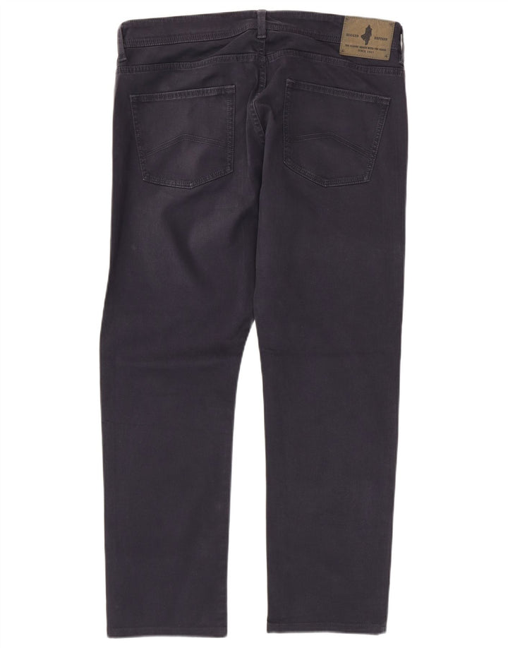 Jeans affusolati regolari da uomo Marlboro Classics W33 L28 cotone blu navy