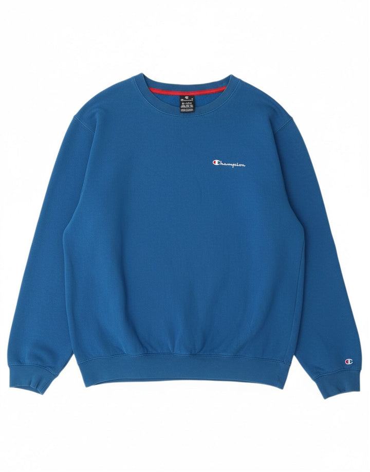 CHAMPION Mens Sweatshirt Jumper 2XL Blue Cotton