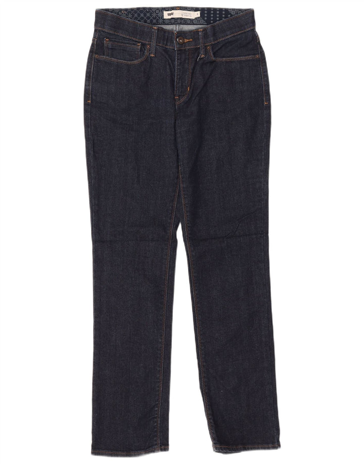 Jeans dritti da donna Levi's US 6 medi W28 L30 cotone blu navy
