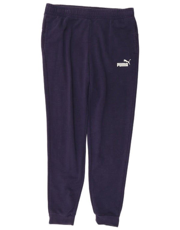 Pantaloni da tuta da uomo PUMA Joggers XL blu navy in cotone