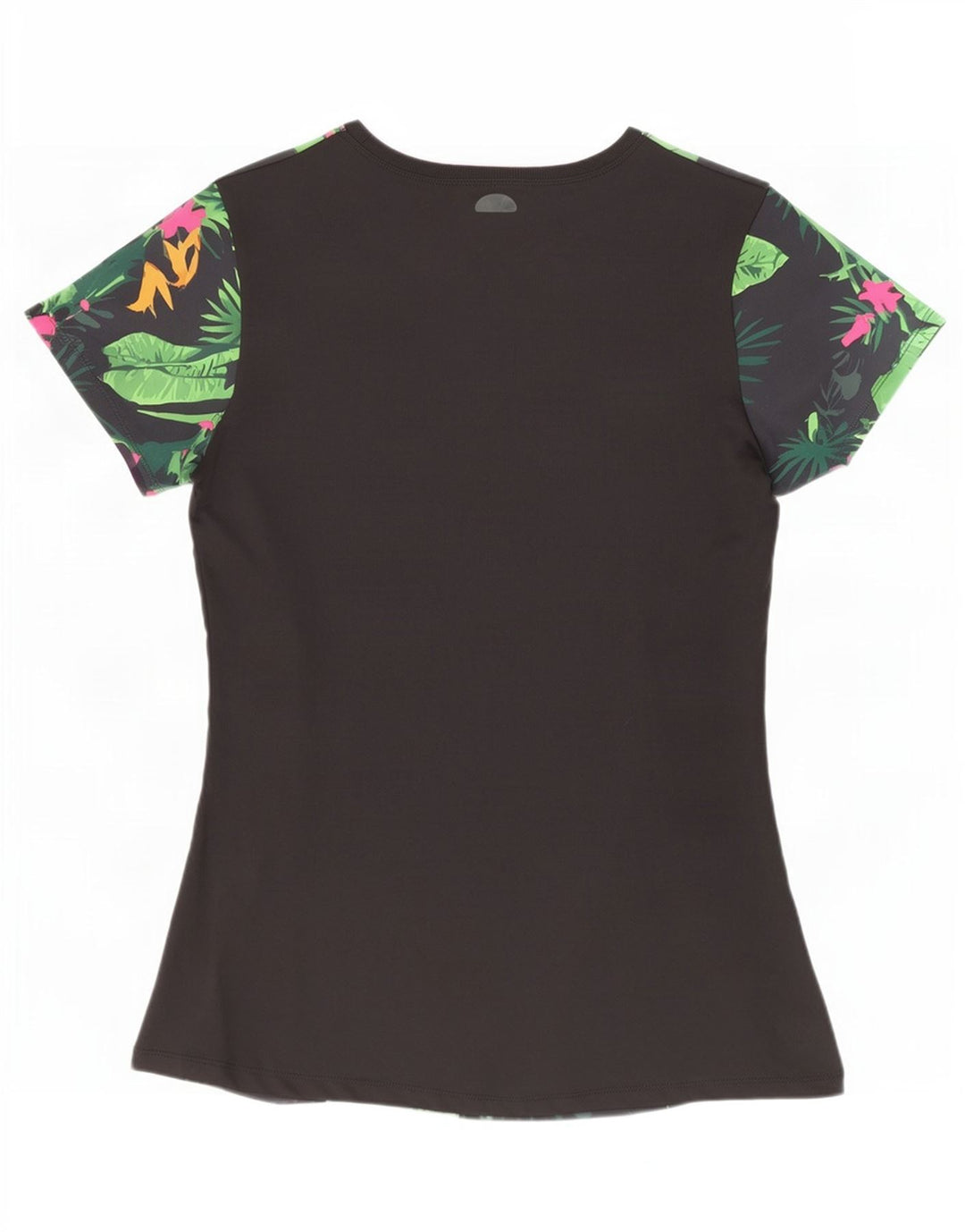 T-shirt grafica da donna Ellesse Top UK 12 poliestere floreale nero medio
