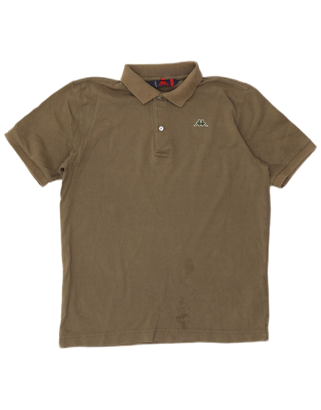 Polo Kappa Uomo Small Kaki Cotone