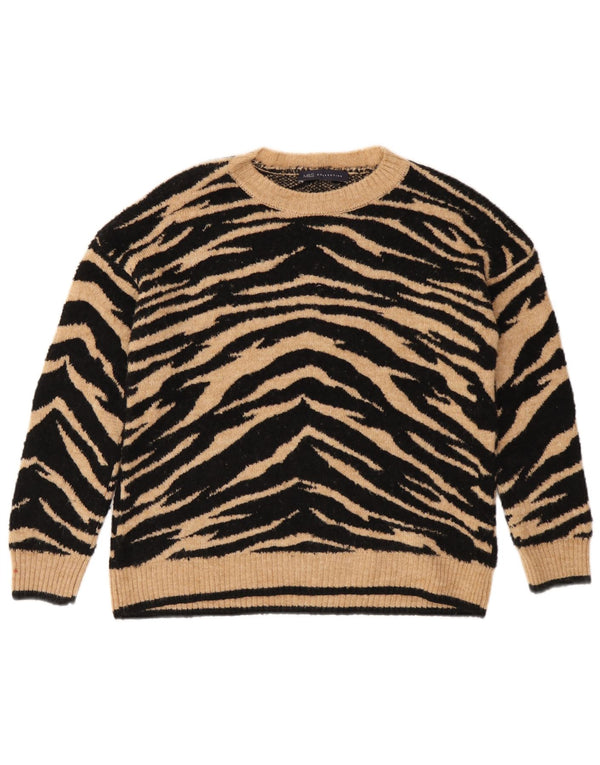 Maglione maglione con scollo a barca da donna Marks & Spencer UK 10 piccolo nero