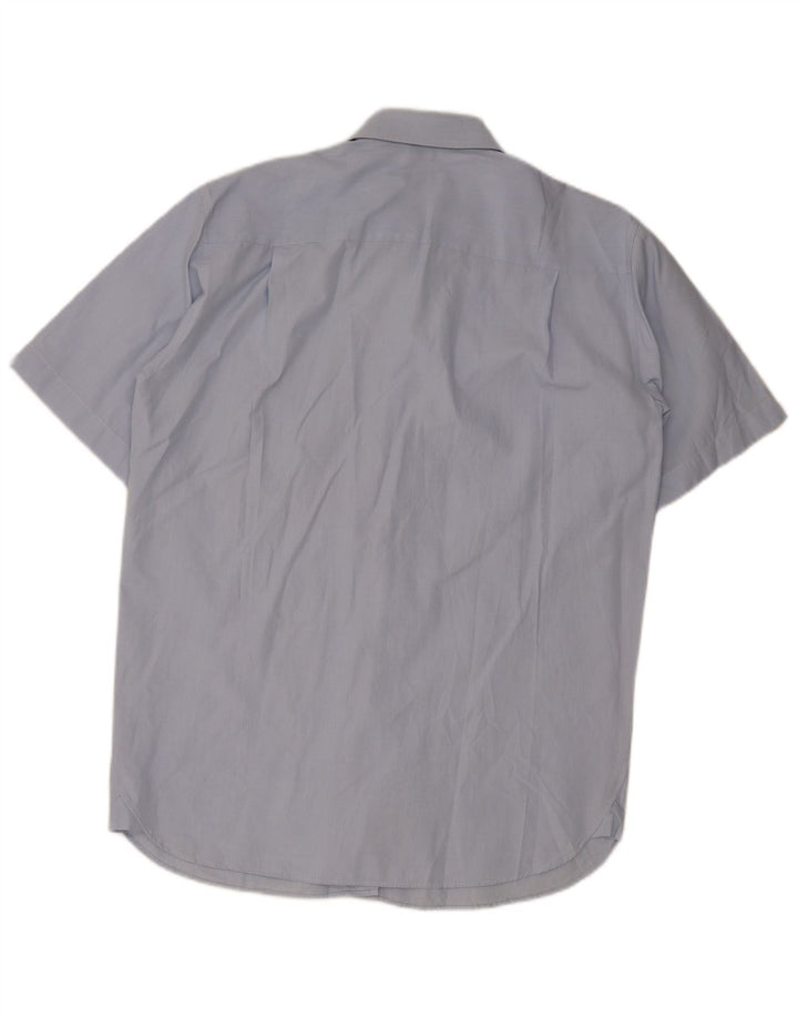 Camicia a maniche corte da uomo Mila Schon taglia 41 16 grande blu