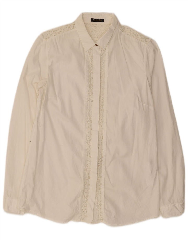 Camicetta da donna Massimo Dutti EU 40 cotone bianco medio