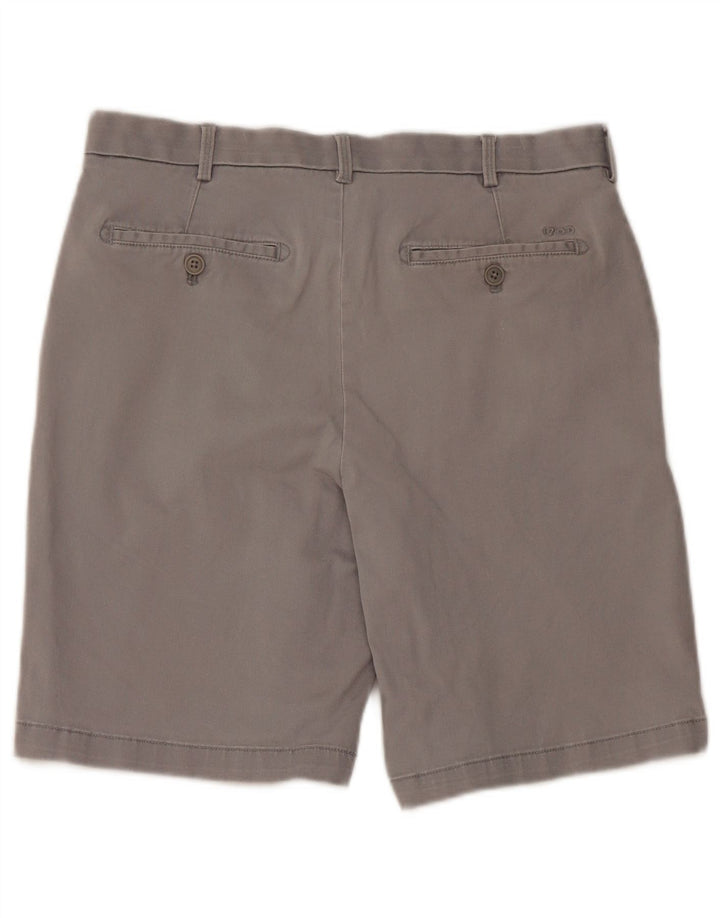 Pantaloncini chino da uomo IZOD Salt Water W32 in cotone grigio medio