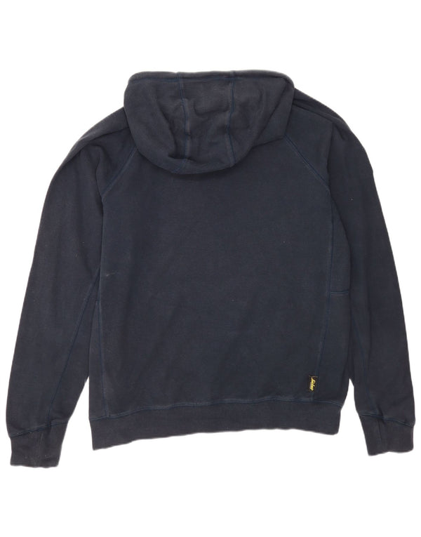 Felpa con cappuccio grafica da uomo Snickers XL in cotone blu navy