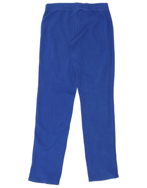 Pantaloni da tuta con grafica Hollister da donna UK 10 Small Blue Cotton