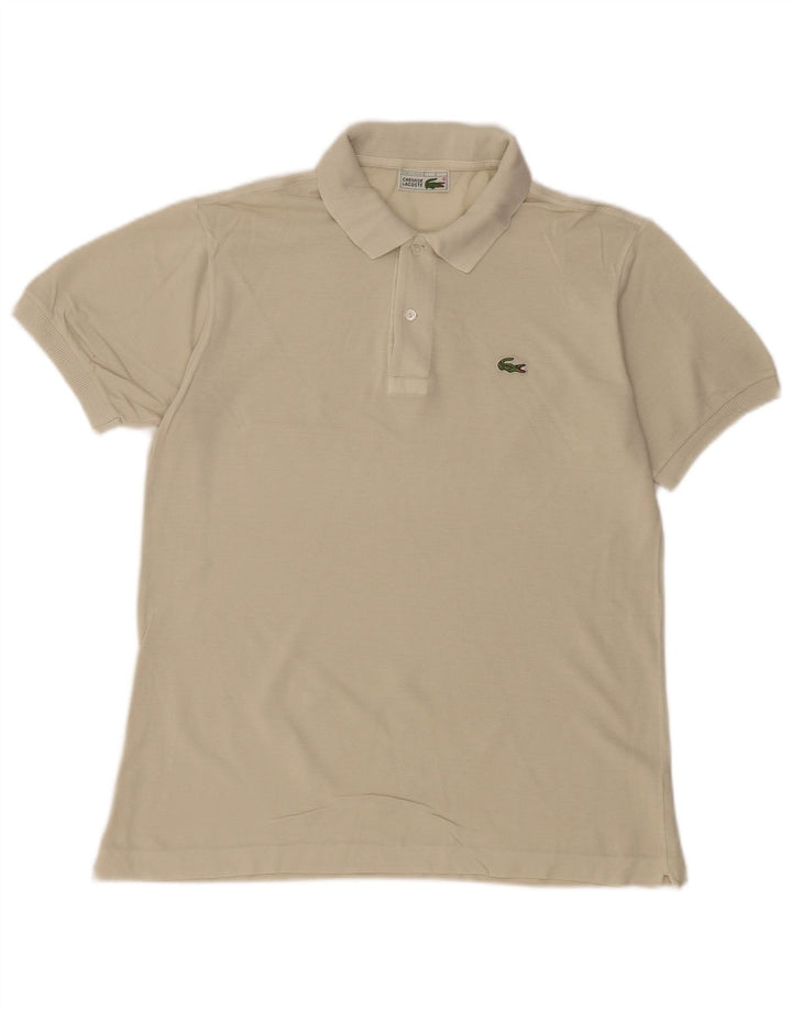 Polo da uomo Lacoste taglia 4 in cotone beige medio