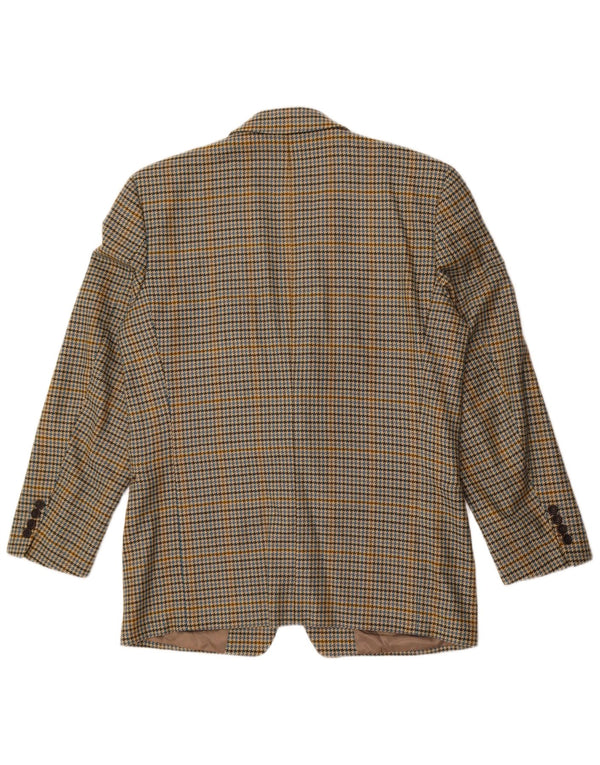 Giacca blazer da uomo Ermenegildo Zegna EU 50 medio pied de poule kaki