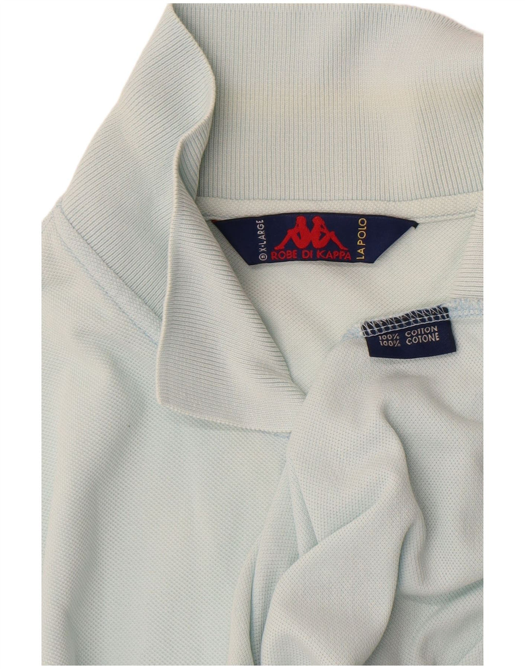 Polo Kappa Uomo XL Cotone Blu
