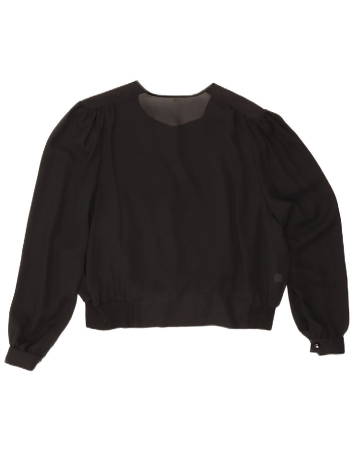 Camicia Donna VINTAGE IT 50 XL Nera Viscosa