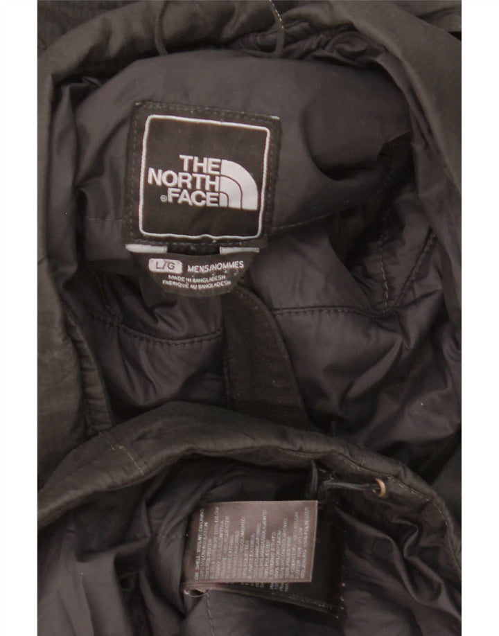 Giacca a vento con cappuccio da uomo The North Face UK 40 Large nera in poliammide