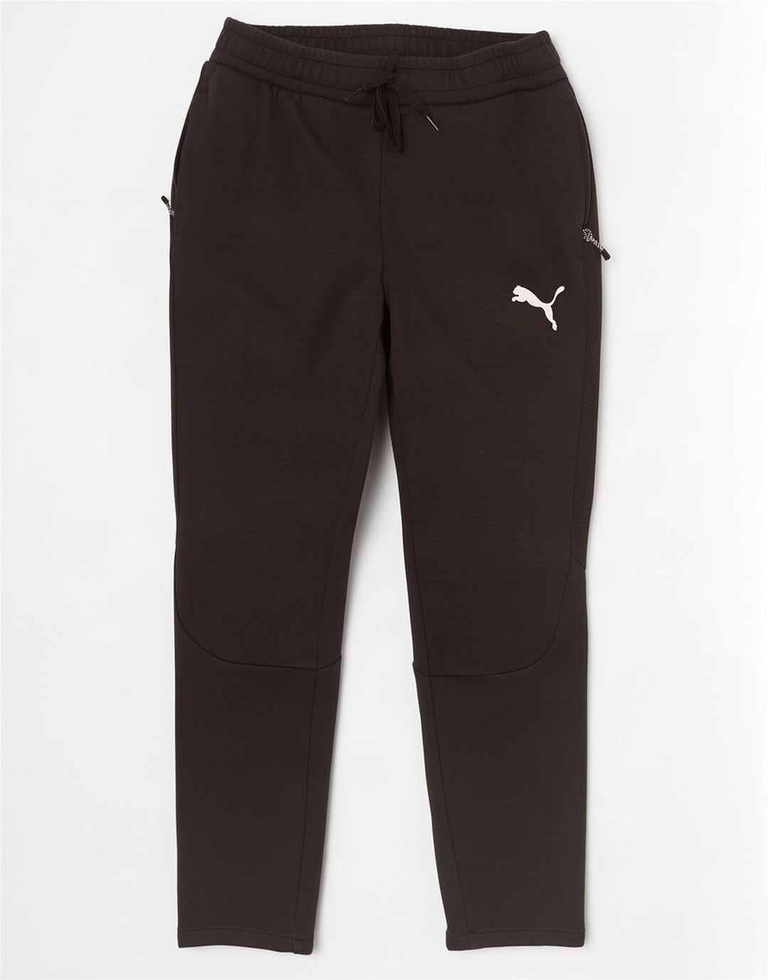 Pantaloni da tuta da uomo Puma in cotone nero medio