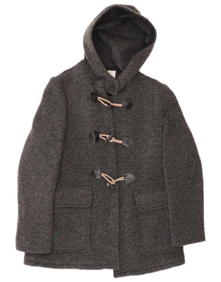 Montgomery con cappuccio da donna VINTAGE IT 48 XL Lana grigia