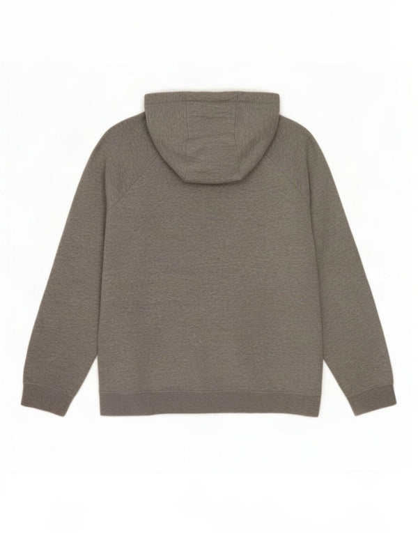Felpa con cappuccio da donna Nike UK 14 cotone grigio medio