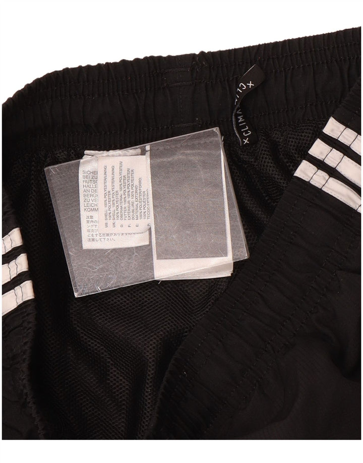 Pantaloni da tuta da uomo Adidas Small neri in poliestere