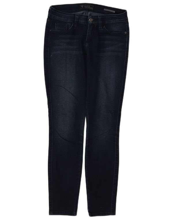 Jeans skinny Guess Petite Brittney da donna W26 L28 cotone blu navy