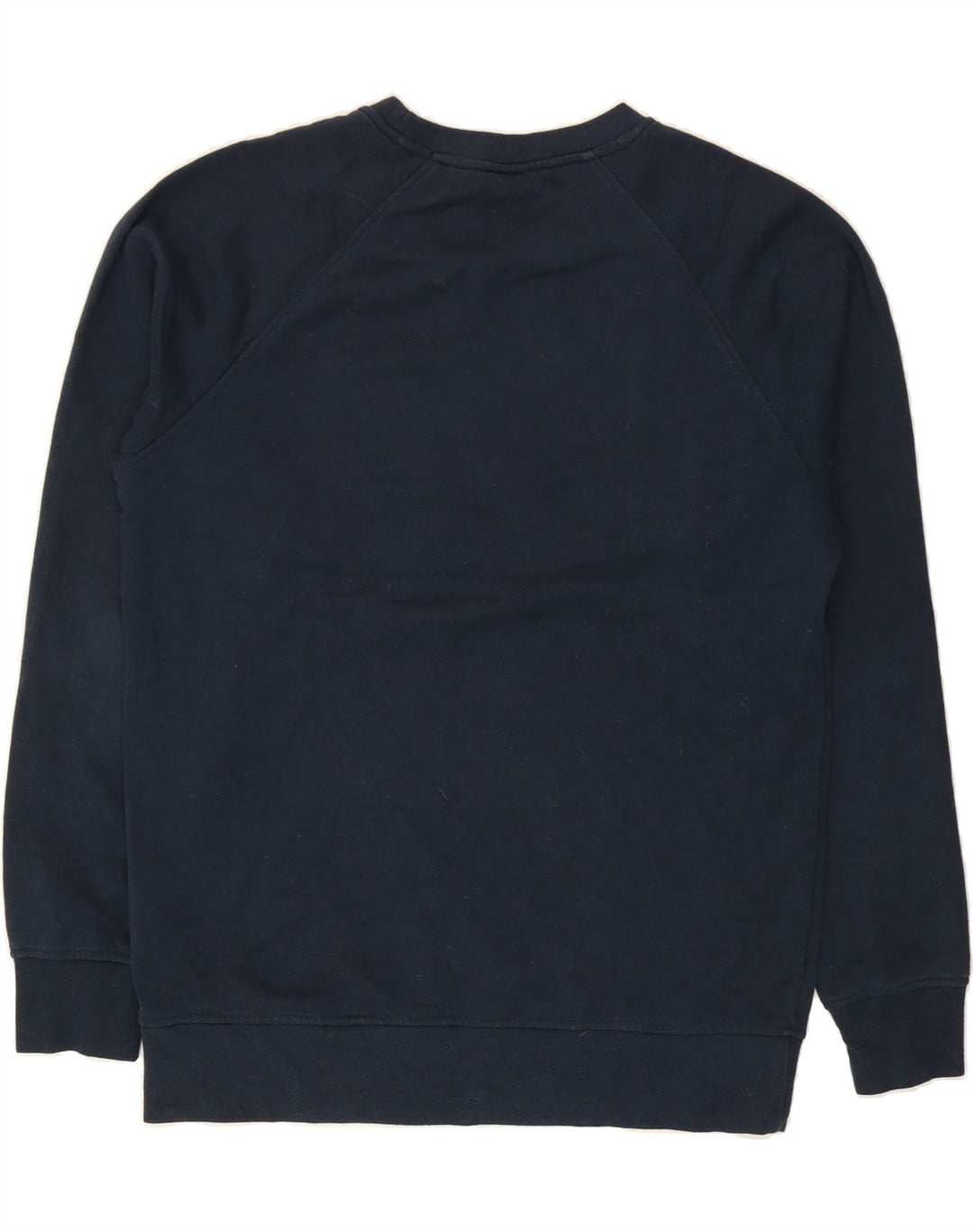 JACK & JONES Mens Graphic Sweatshirt Jumper Large Navy Blue Polyester Vintage Jack & Jones and Second-Hand Jack & Jones from Messina Hembry 