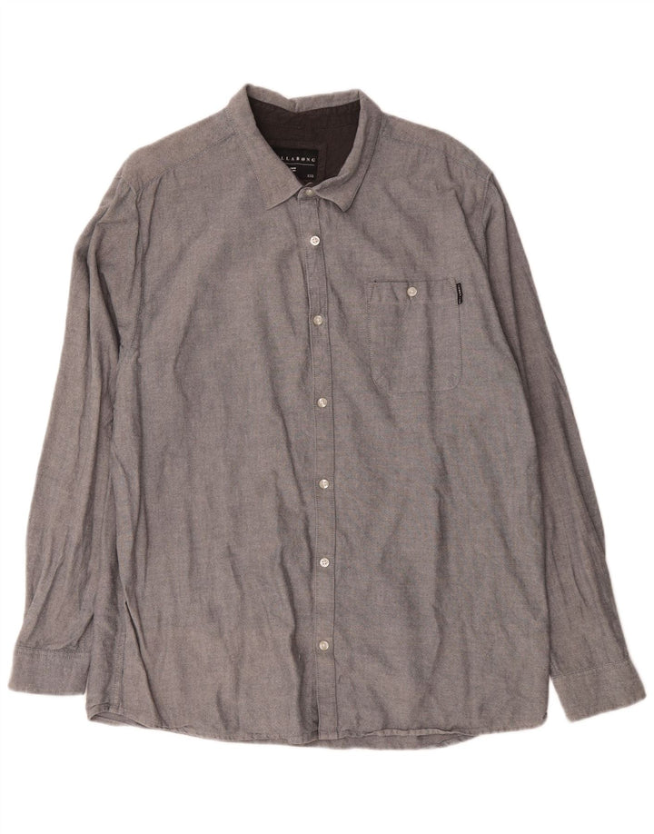 Camicia da uomo Billabong 2XL in cotone grigio