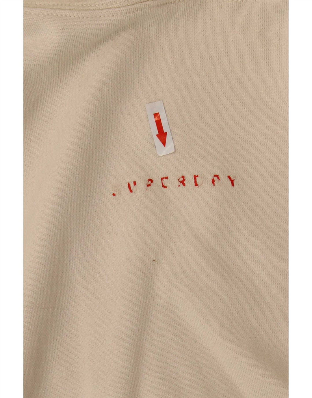 Maglione con cappuccio da uomo Superdry in cotone beige medio