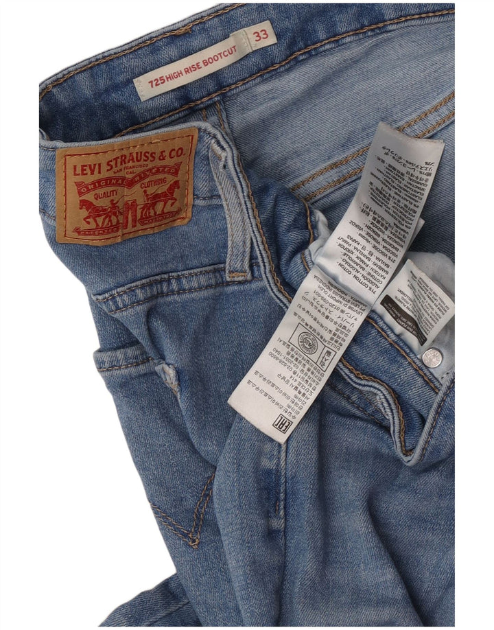 Jeans Levi's da donna 725 bootcut a vita alta W33 L32 cotone blu