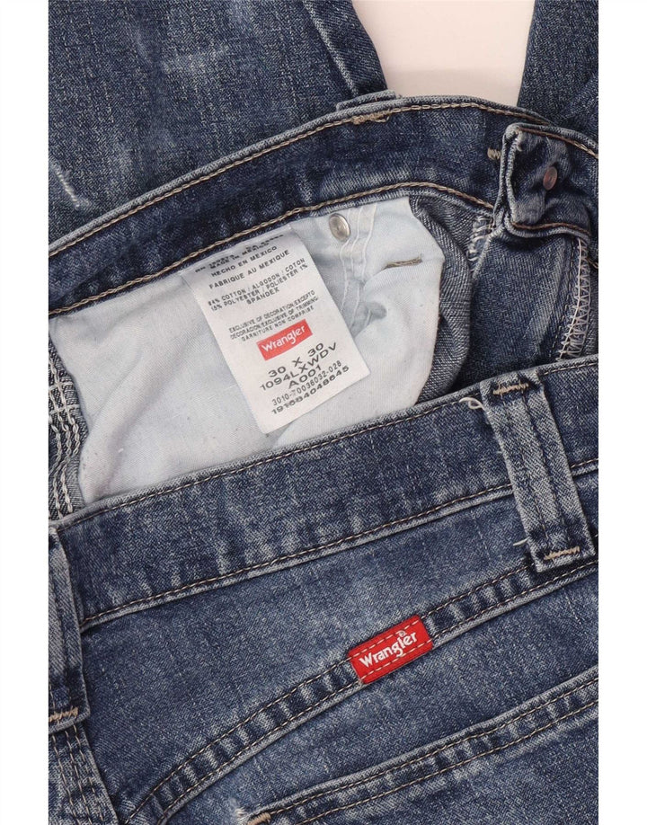 Jeans dritti cargo da uomo Wrangler W30 L30 cotone blu