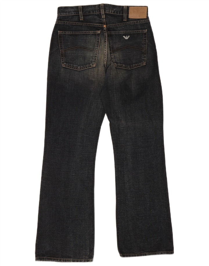 Jeans Bootcut da uomo Armani W31 L31 in cotone blu navy