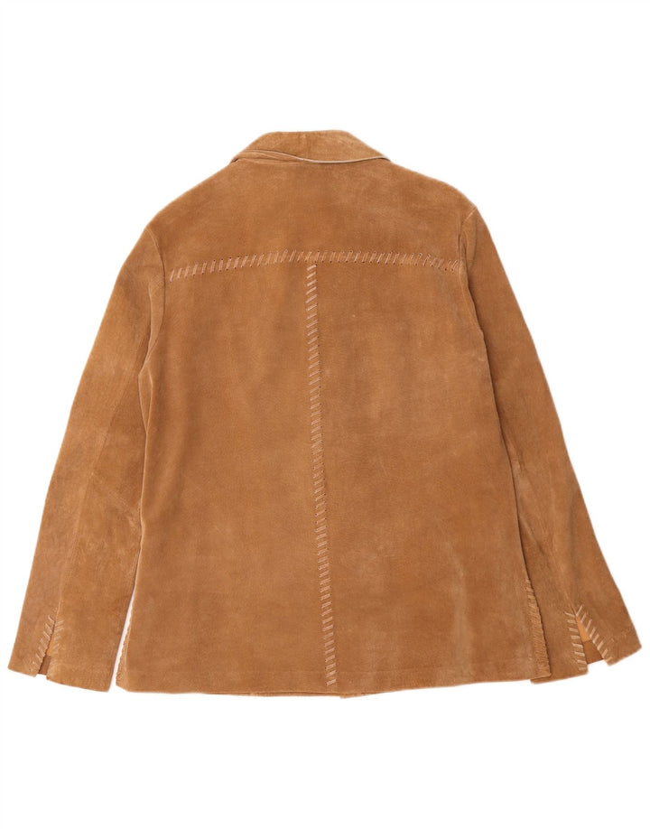 Giacca scamosciata da donna TCM UK 16/18 Grande pelle beige