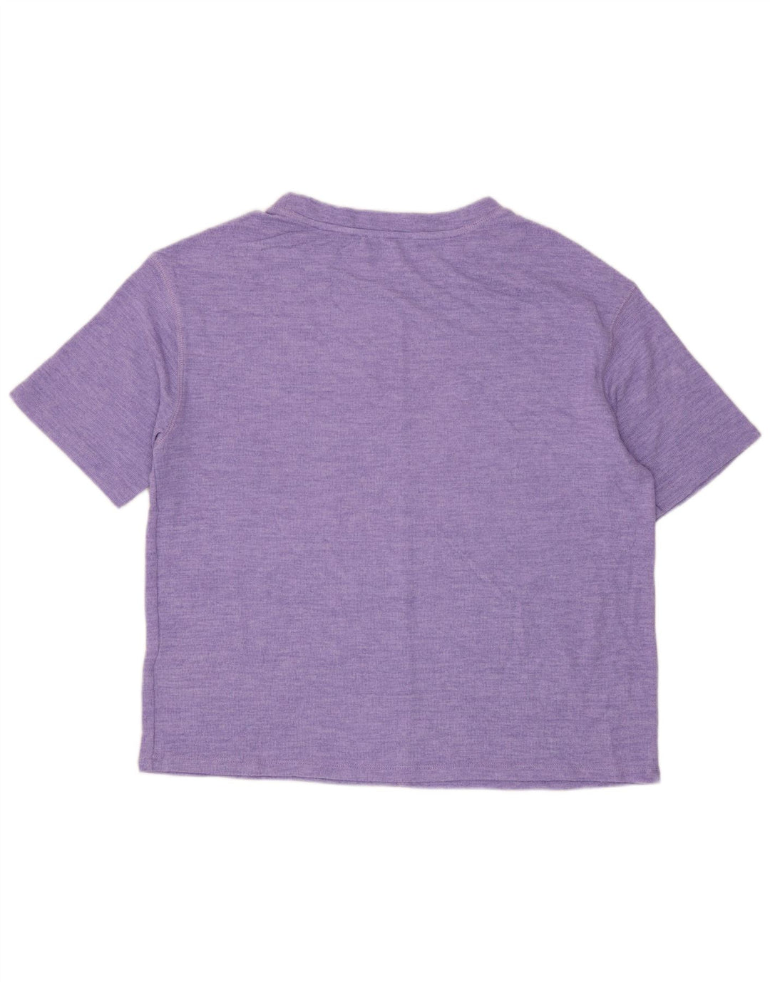 MARKS & SPENCER T-shirt da donna Top UK 12 Viscosa viola medio