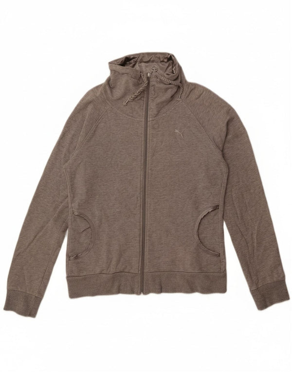 Giacca da tuta da donna Puma UK 14 Large Grigio Cotone