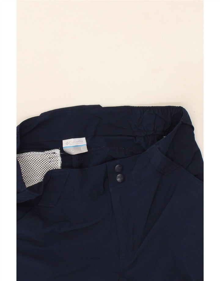 COLUMBIA Womens Chino Shorts US 8 Medium W30 Navy Blue Polyamide Vintage Columbia and Second-Hand Columbia from Messina Hembry 