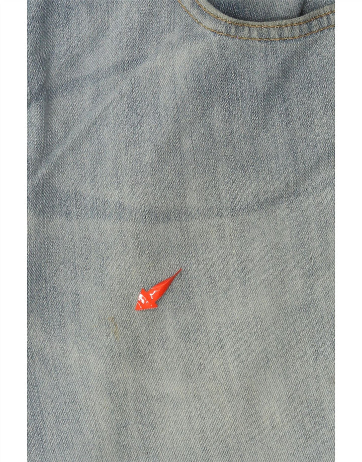 Pantaloncini di jeans LEE Brooklyn da uomo W36 grandi in cotone blu